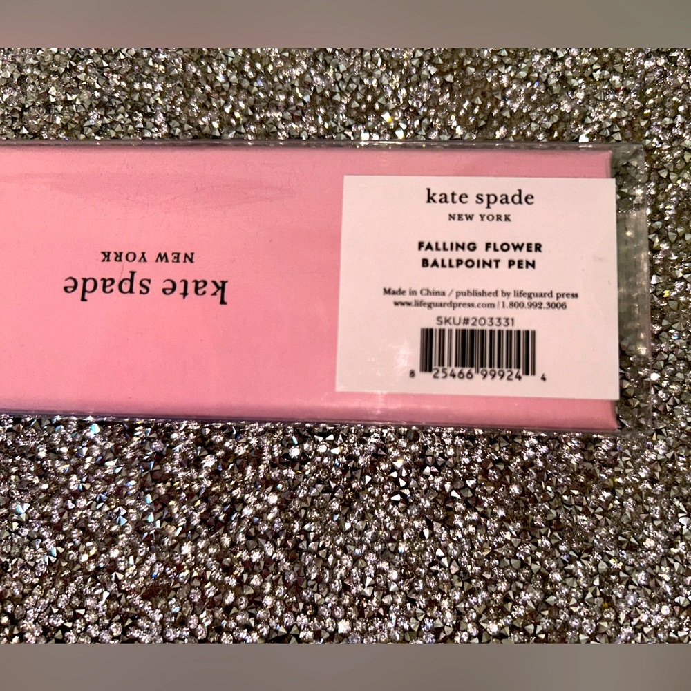 kate Spade Falling Flower Ballpoint Pen - Picture 2 of 2